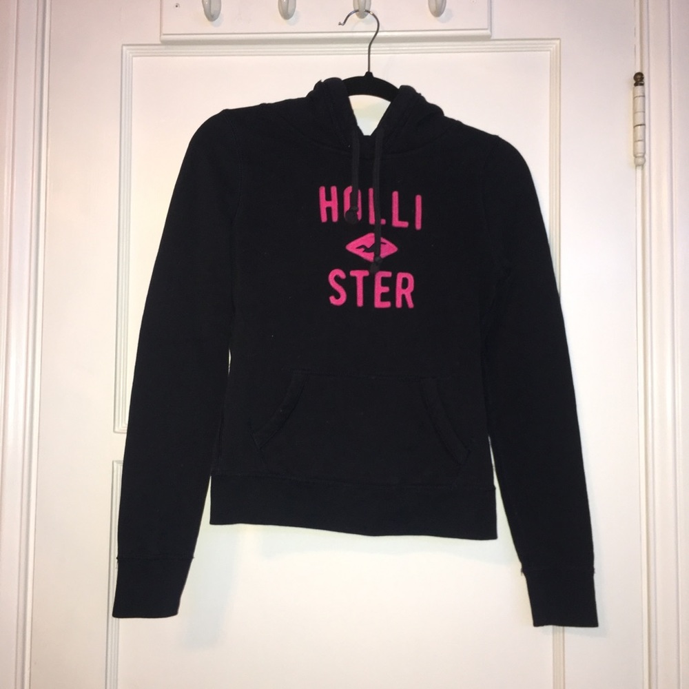 Navy Blue Hollister Hoodie
